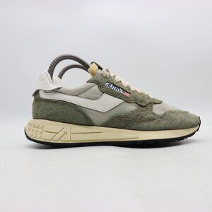 Autry Reelwind Low-Top Sneakers in Green Suede Women's Size EU 39 Shoes